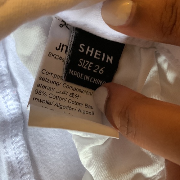 White Ripped Jeans - Picture 3 of 3